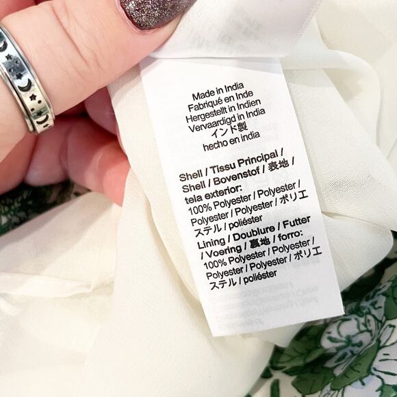 J. Crew Green Floral Midi Dress - Picture 8 of 9